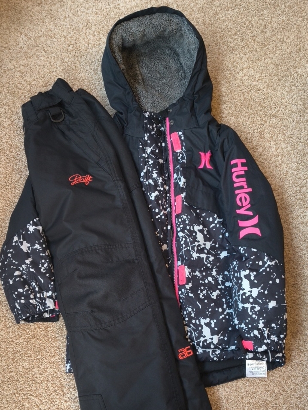 Girls Small Ski/Snow Set